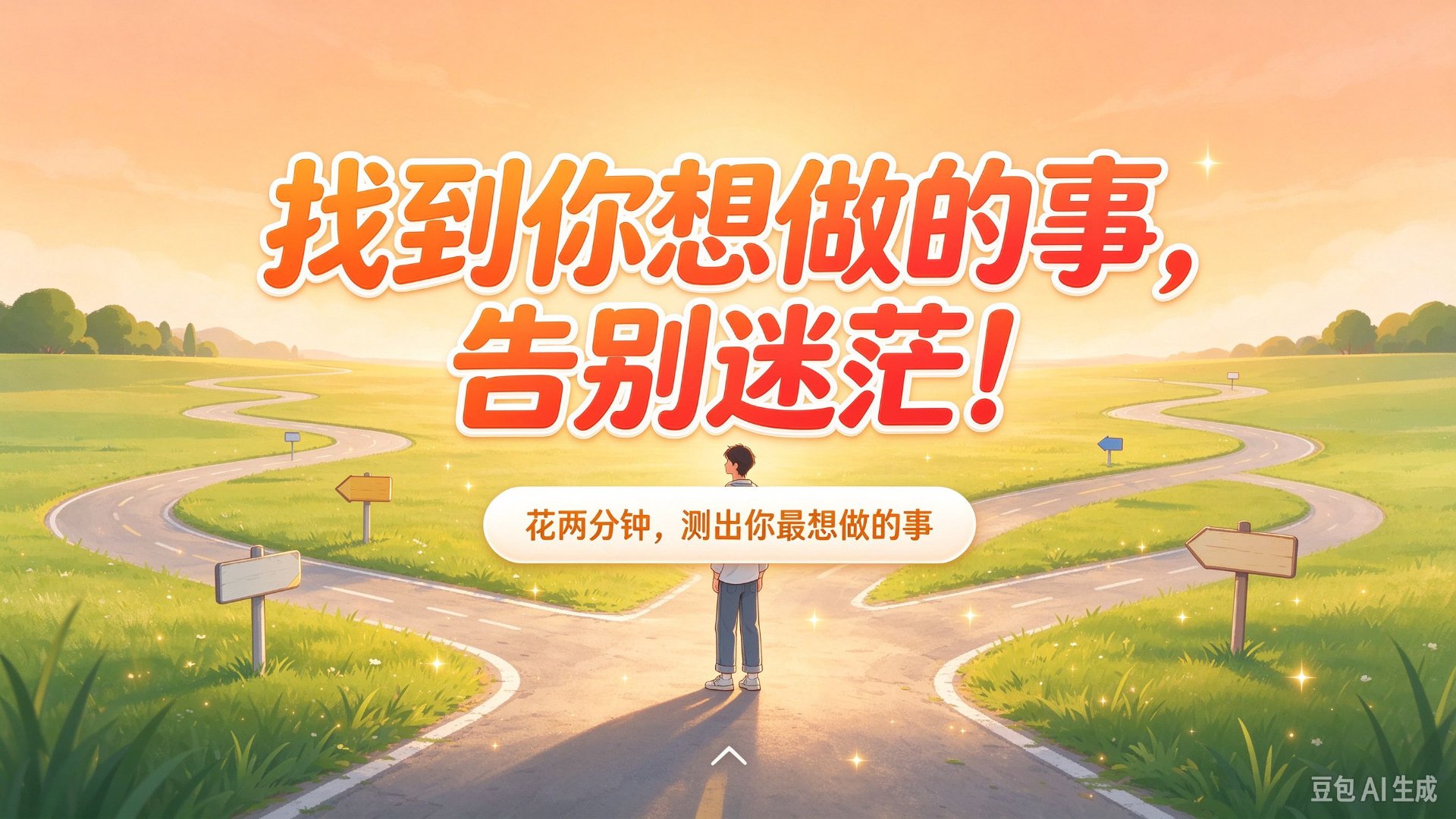 找到你想做的事，告别迷茫！花两分钟测出你最想做的事
